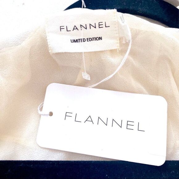 Frankie Shop Flannel Australia Elysian Bolero Silk Wrap top with leather belt - Picture 7 of 10